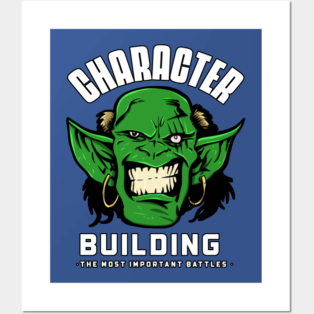character building the most important battles Wall Art by Imaginar.drawing